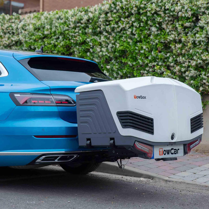 Transportbox für die AHK Transportbox auf Anhängerkupplung