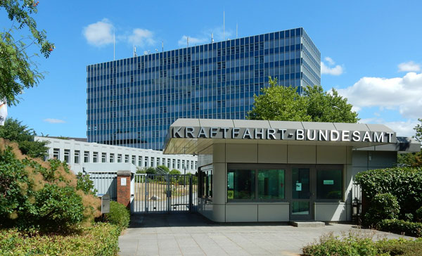 Gebäude des Kraftfahrt-Bundesamt in Flensburg