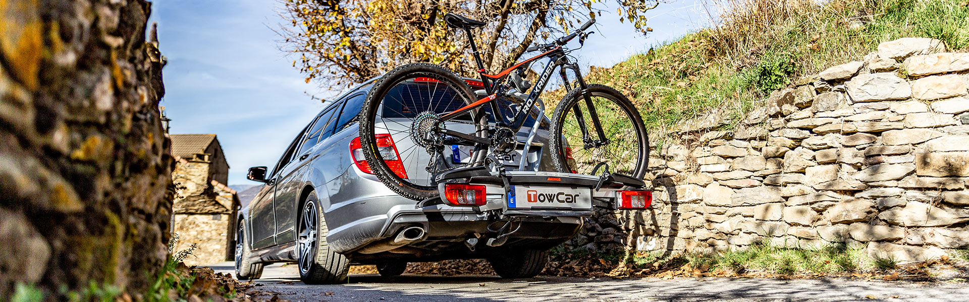 Auto mit Fahrradträger