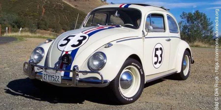 Ein VW Käfer mit der Nummer 53 wie aus Herbie