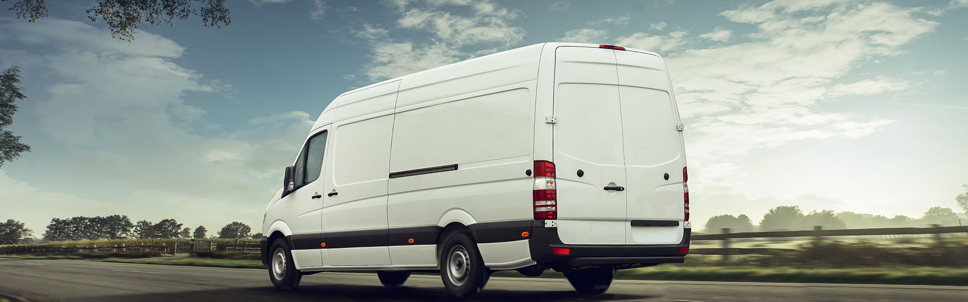 Nutzfahrzeug auf der Straße