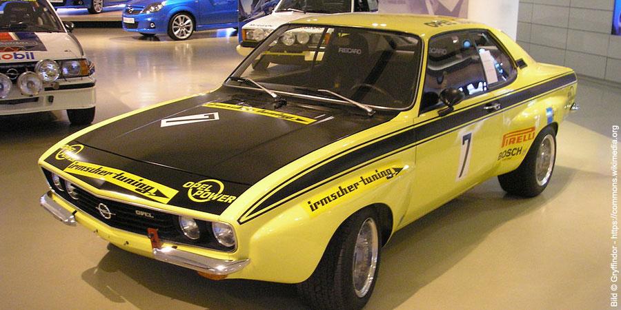 Opel Manta in Gelb