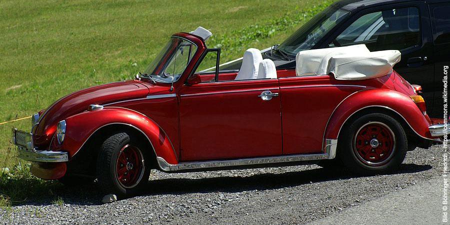 VW Käfer Cabrio rot