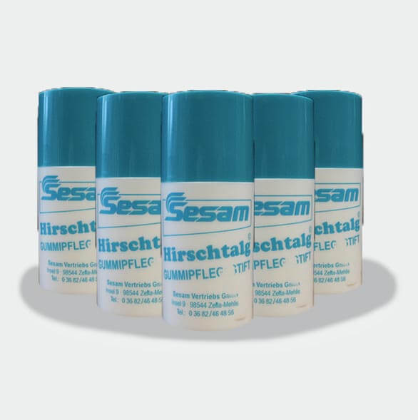 Hirschtalgstift zum Einfetten von Türgummis Hirschtalgstift