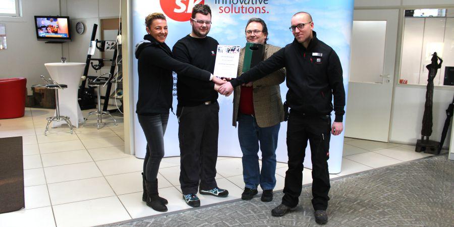 Glückwünsche zum Servicetechniker