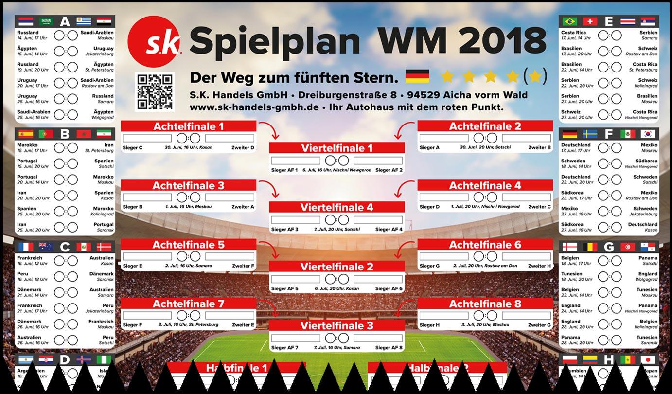 Gratis WM Spielplan 2018