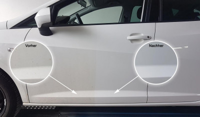 Fahrzeug Seitenansicht Poliert