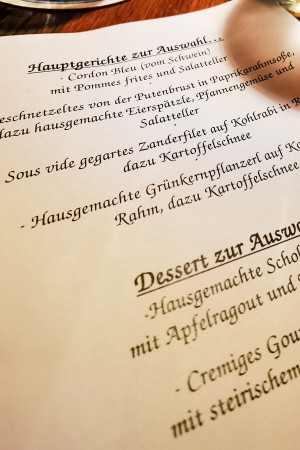 speisekarte