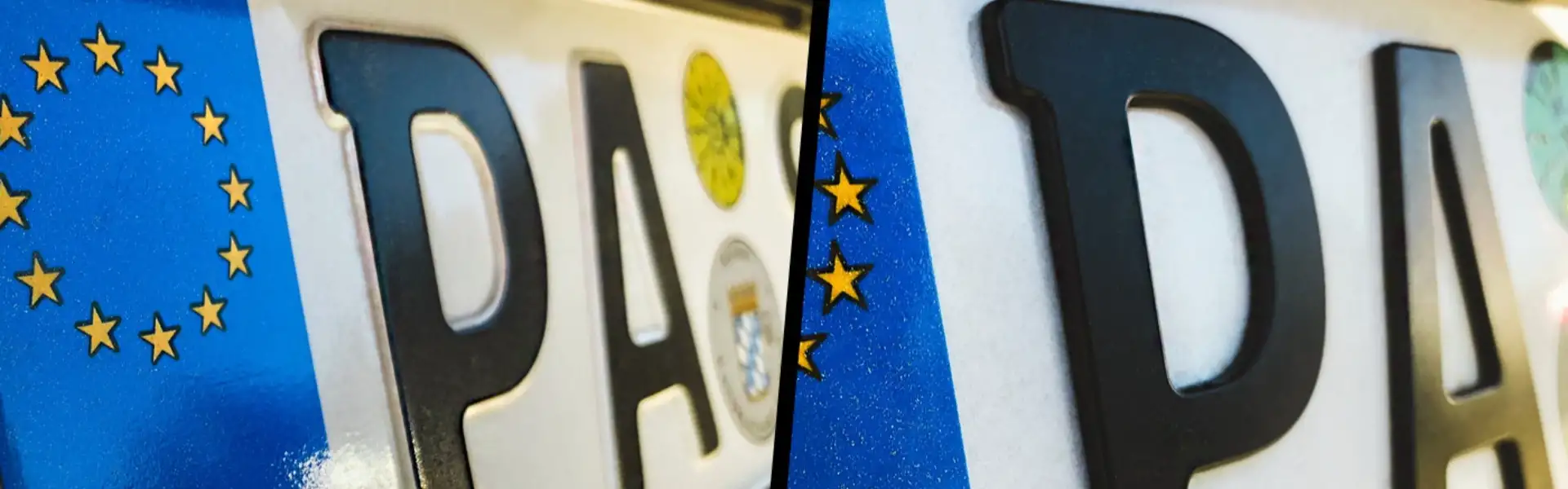 Kennzeichenvergleich 2018: Alu vs. Plastik Kennzeichenvergleich 2018: Alu vs. Plastik