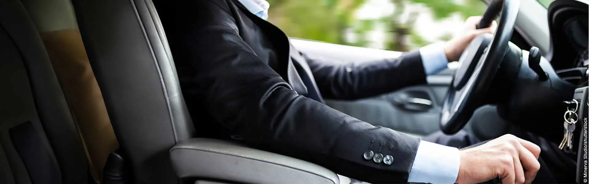 Fahrer im Auto