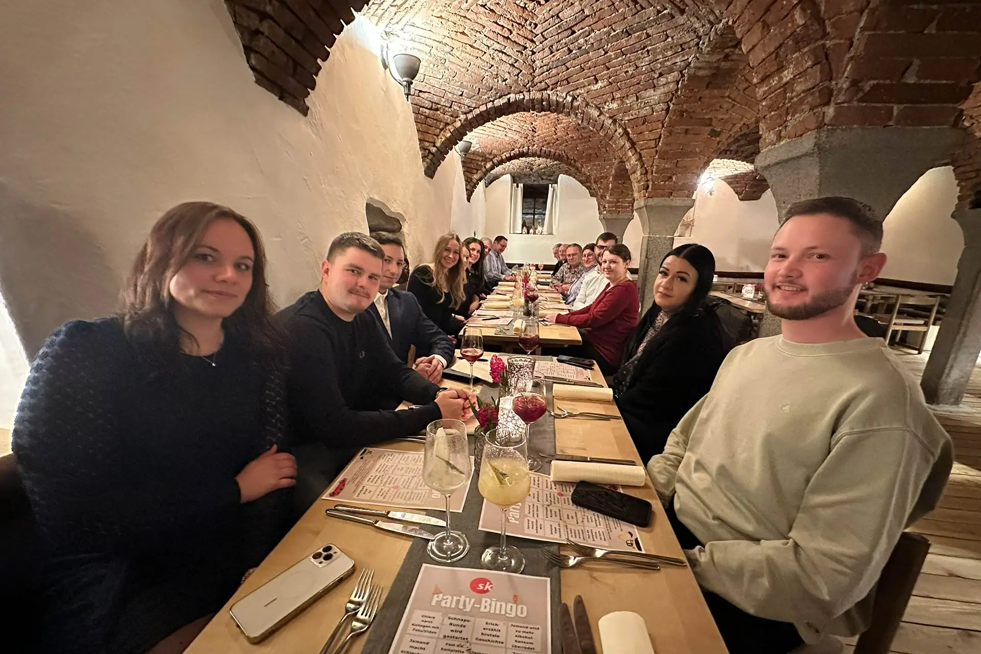 Jahreseinstandsfeier bei der S.K. Handels GmbH