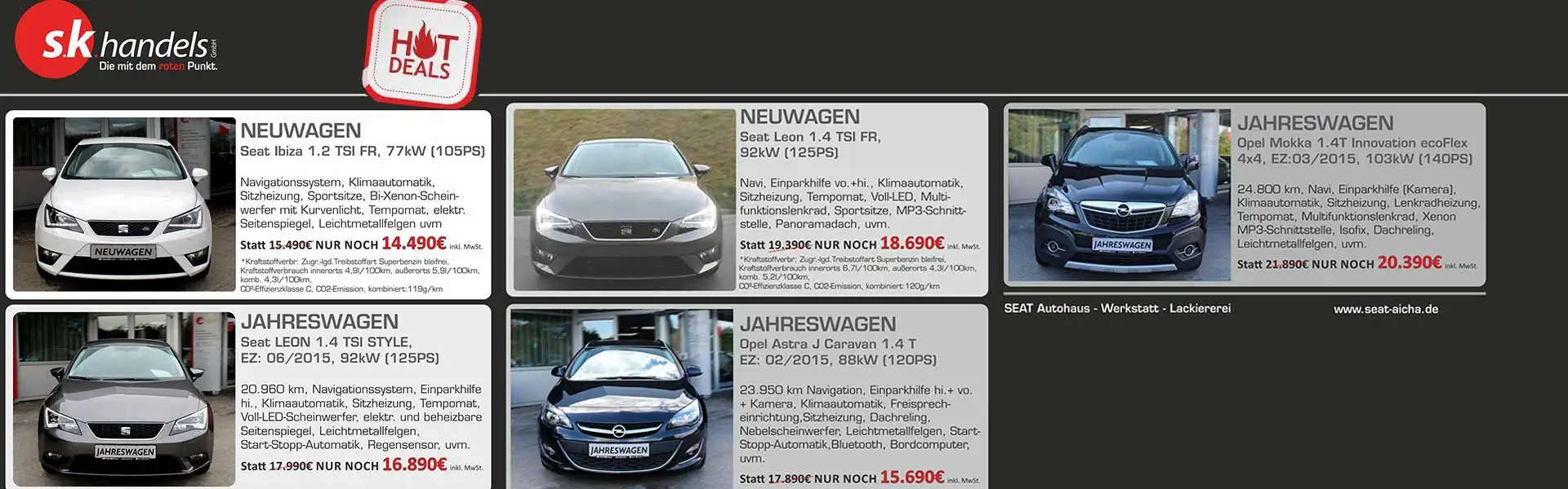 Fahrzeugangebote März 2016