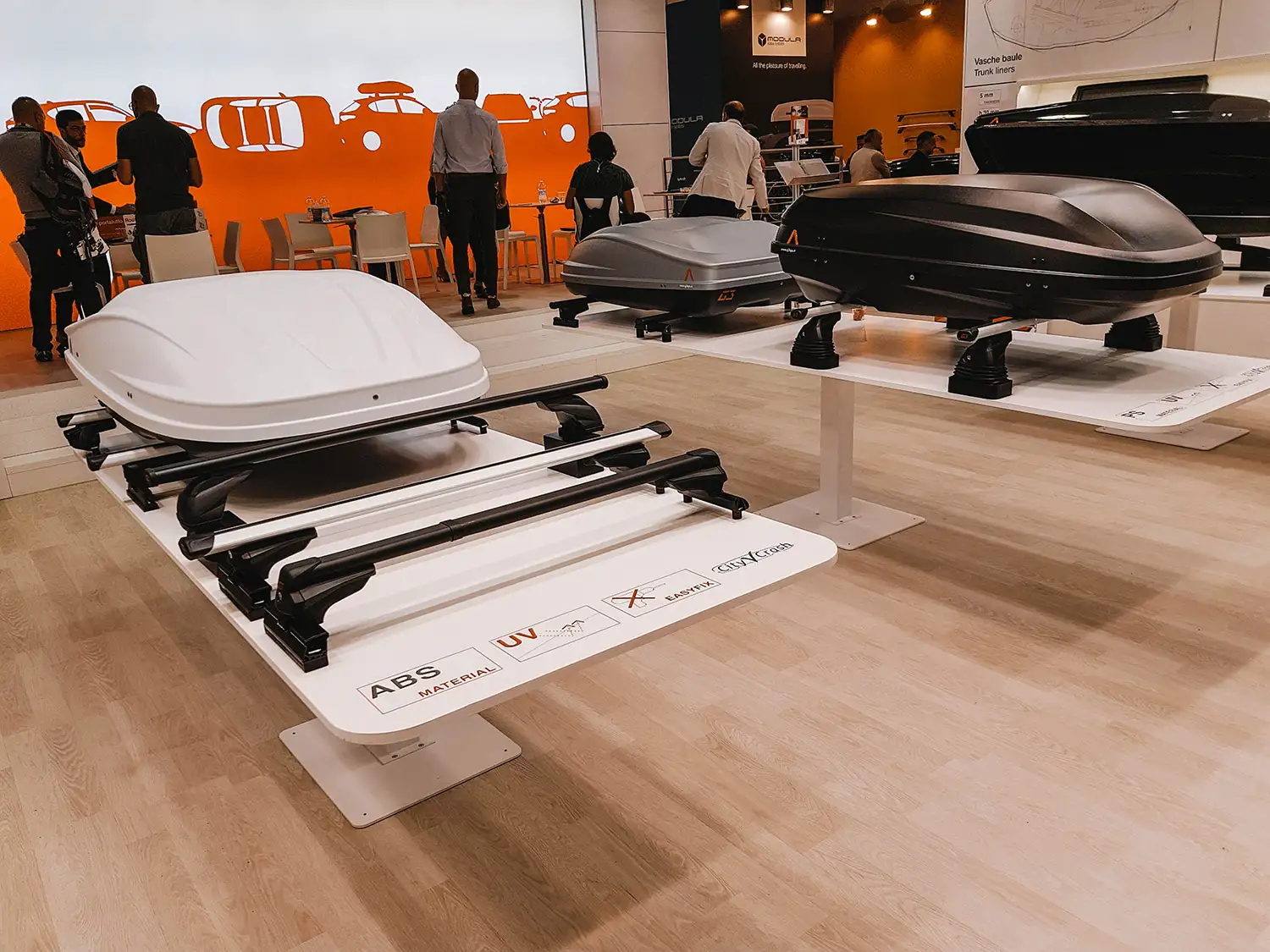 Verschiedene Dachträgersysteme Dachträgersysteme