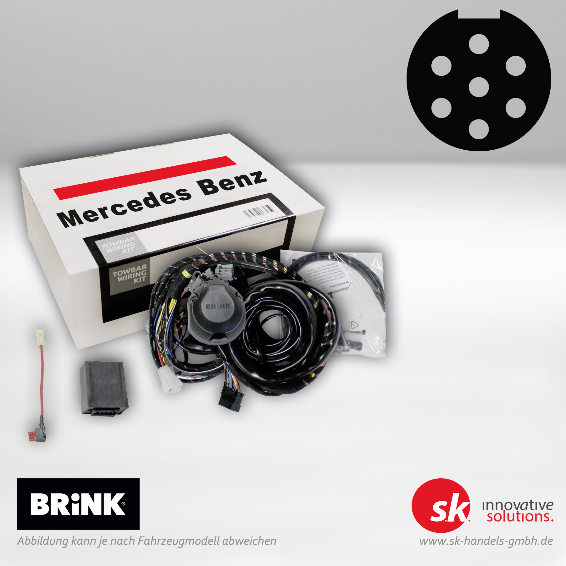elektrosatz-mercedes-benz-7-polig 7-poliger Elektrosatz für Mercedes-Benz X-Klasse (470)