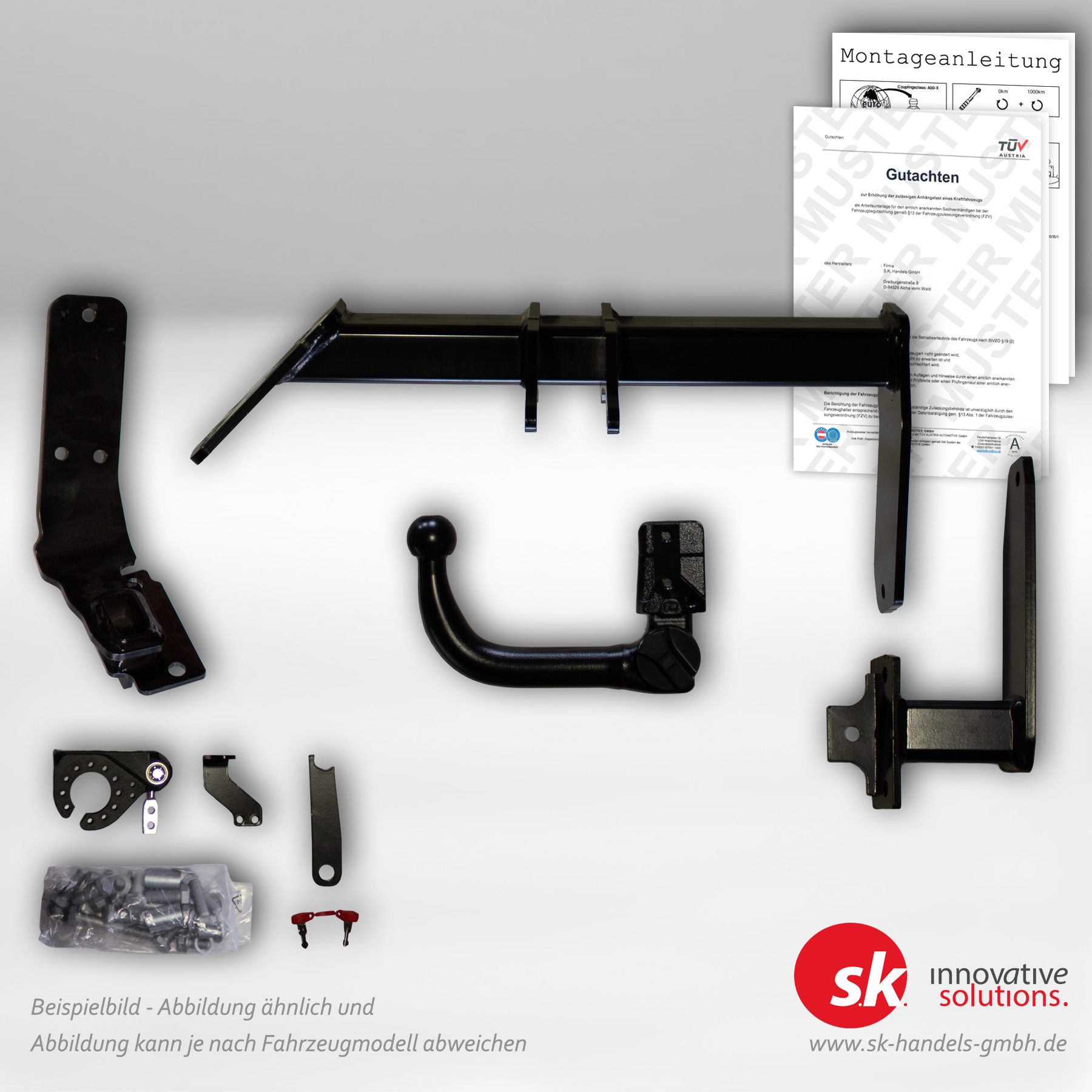Verstärkte Anhängerkupplung für Hyundai Santa Fé MX5
