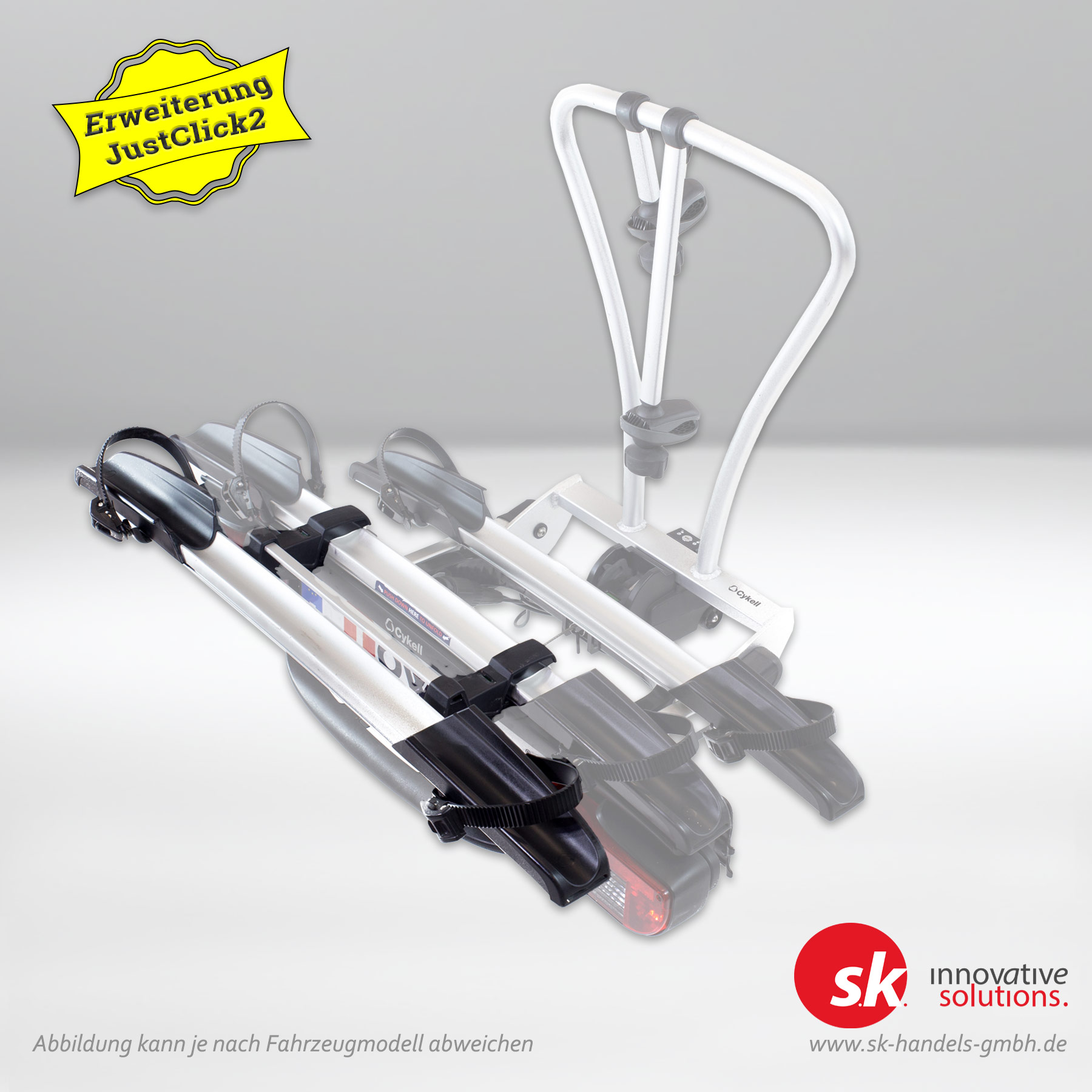 Erweiterung für Fahrradträger JustClick2
