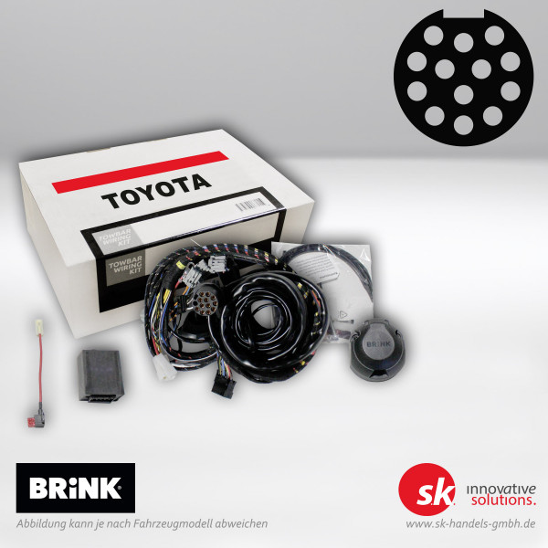 13-poliger Elektrosatz für Toyota Avensis Stufenheck (_T27_)