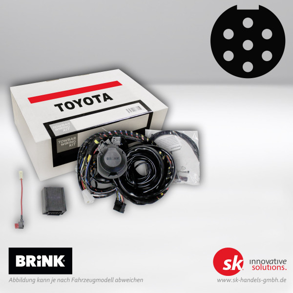 7-poliger Elektrosatz für Toyota Corolla Stufenheck (_E21_)