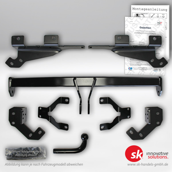 Verstärkte Anhängerkupplung, starr, für Toyota Rav4 IV