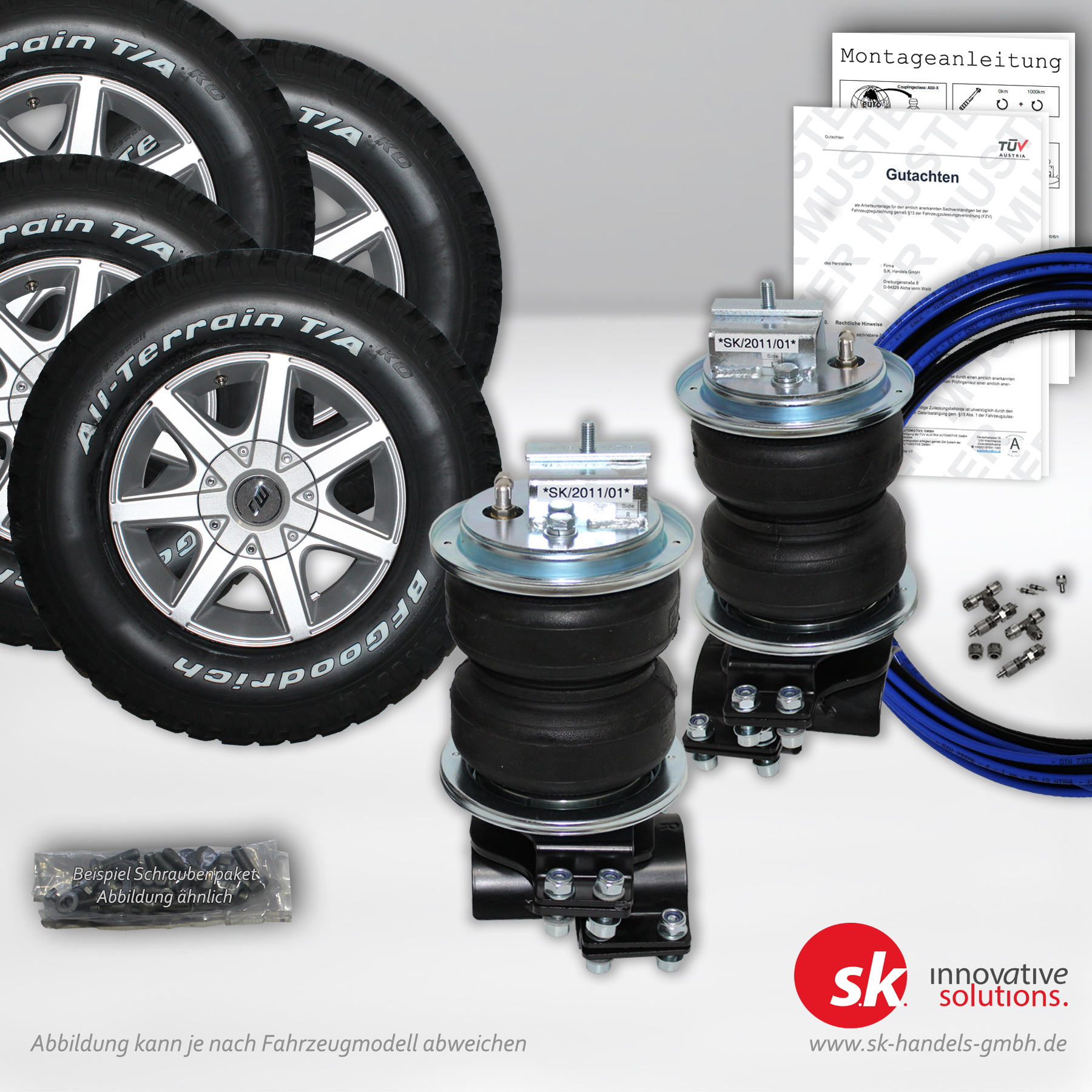 set-auflastung-gesamtgewicht-20000 Set zur Auflastung für VW Amarok (2H)