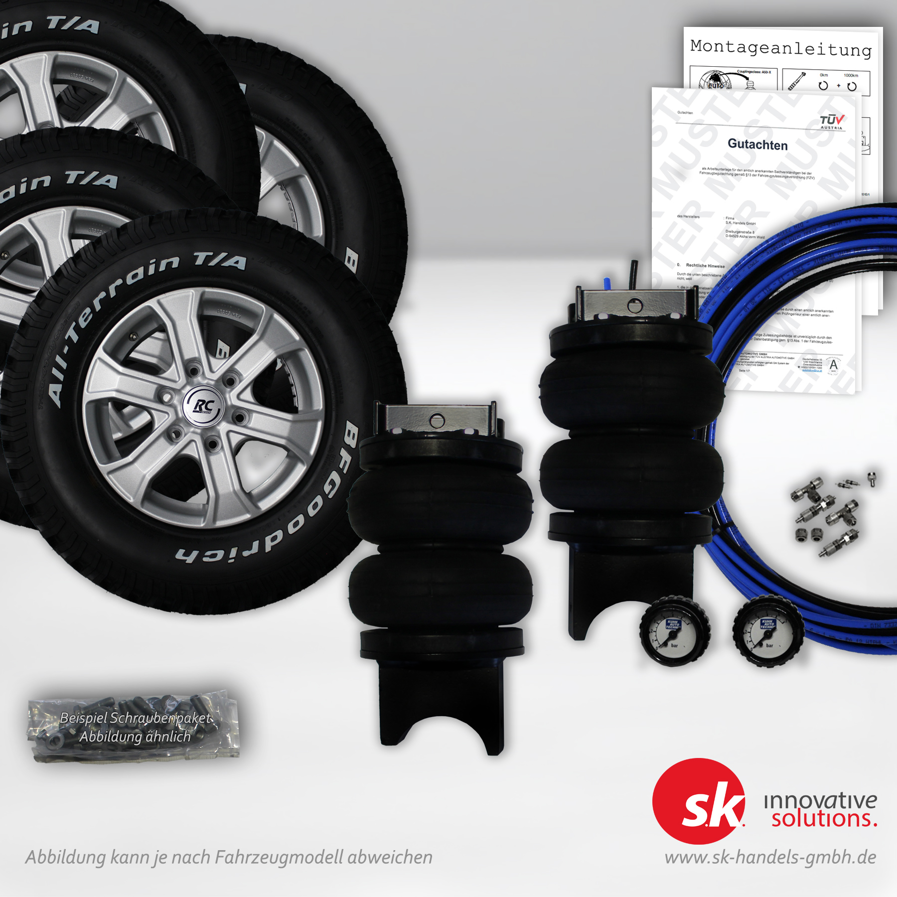 set-auflastung-gesamtgewicht-10900 Set zur Auflastung für Nissan Navara NP300 D231