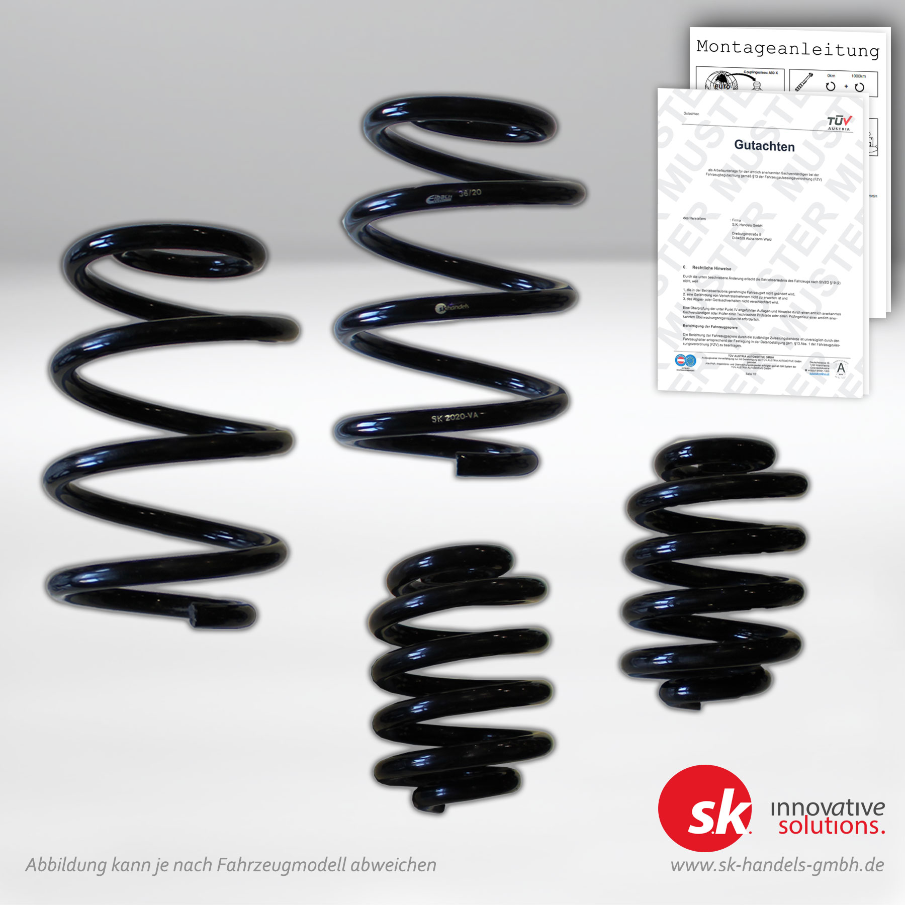 set-auflastung-gesamtgewicht-10194-F-Federn Set zur Auflastung des Gesamtgewicht für Volkswagen T5 / T6
