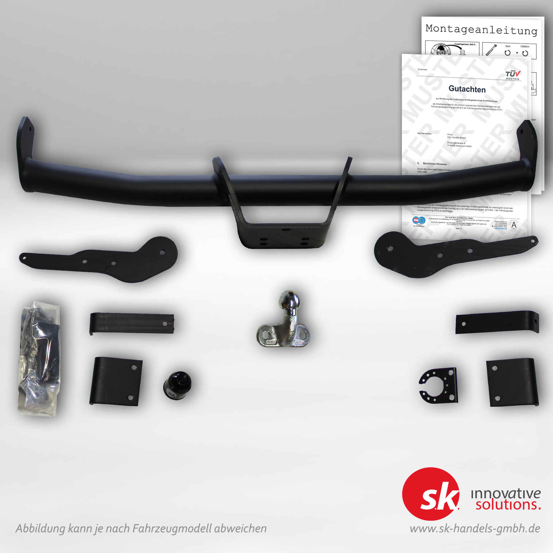 anhaengerkupplung-10336tKTv046SFSoaB Verstärkte Anhängerkupplung, Flansch, für Renault Kangoo