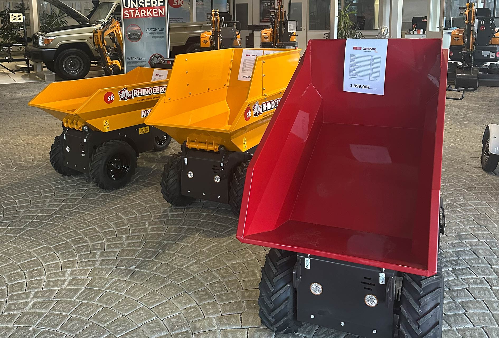 Neue Minidumper im Sortiment Unsere neuen Minidumper